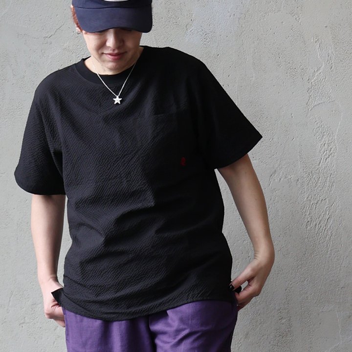 涼しい tシャツ 五分袖 メンズ レディース ストレッチ ドライ uvカット 夏 軽い 薄手 すっきり 着痩せ ポケット パティ Mr.Lumberjack (メール便25) | PATY | 09