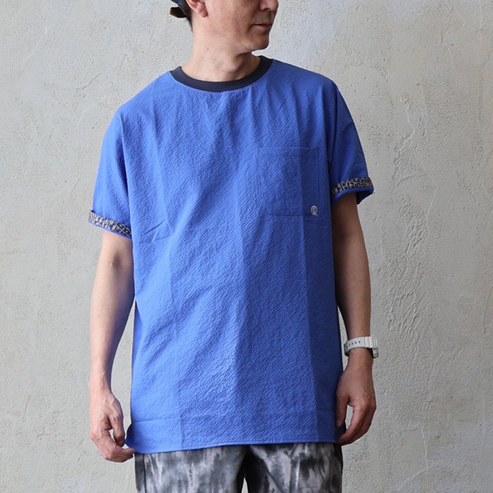 涼しい tシャツ 五分袖 メンズ レディース ストレッチ ドライ uvカット 夏 軽い 薄手 すっきり 着痩せ ポケット パティ Mr.Lumberjack (メール便25) | PATY | 16