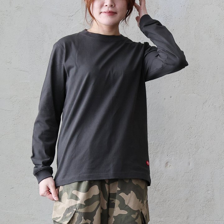 tシャツ 長袖 ロングtシャツ インナー レディース メンズ ストレッチ 袖リブ 綿100 コットン 重ね着 ロンt パティ TOneontoNE トーン | PATY | 05