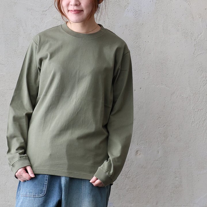 tシャツ 長袖 ロングtシャツ インナー レディース メンズ ストレッチ 袖リブ 綿100 コットン 重ね着 ロンt パティ TOneontoNE トーン | PATY | 06