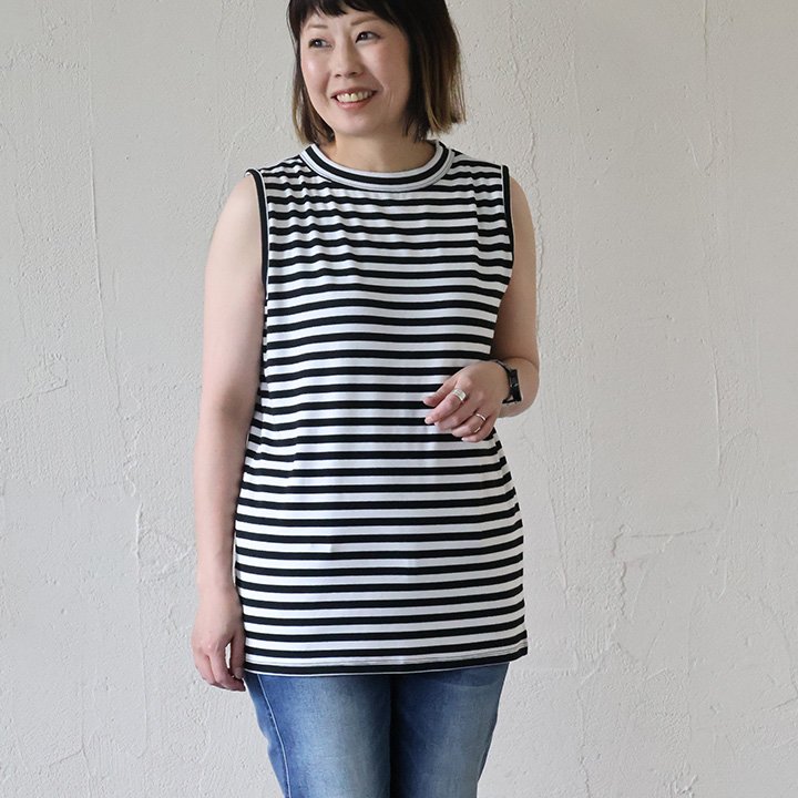 PATY 重ね着 タンクトップ レディース ロング丈 首隠れる 締め付けない