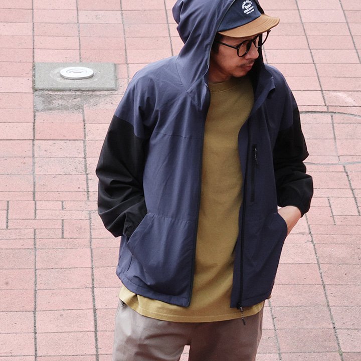 KRIFF MAYER クリフメイヤー コラボ マウンテンパーカー 暖かい 裏フリース ストレッチ ナイロン 着痩せ メンズ レディース微撥水 軽量 | PATY | 02