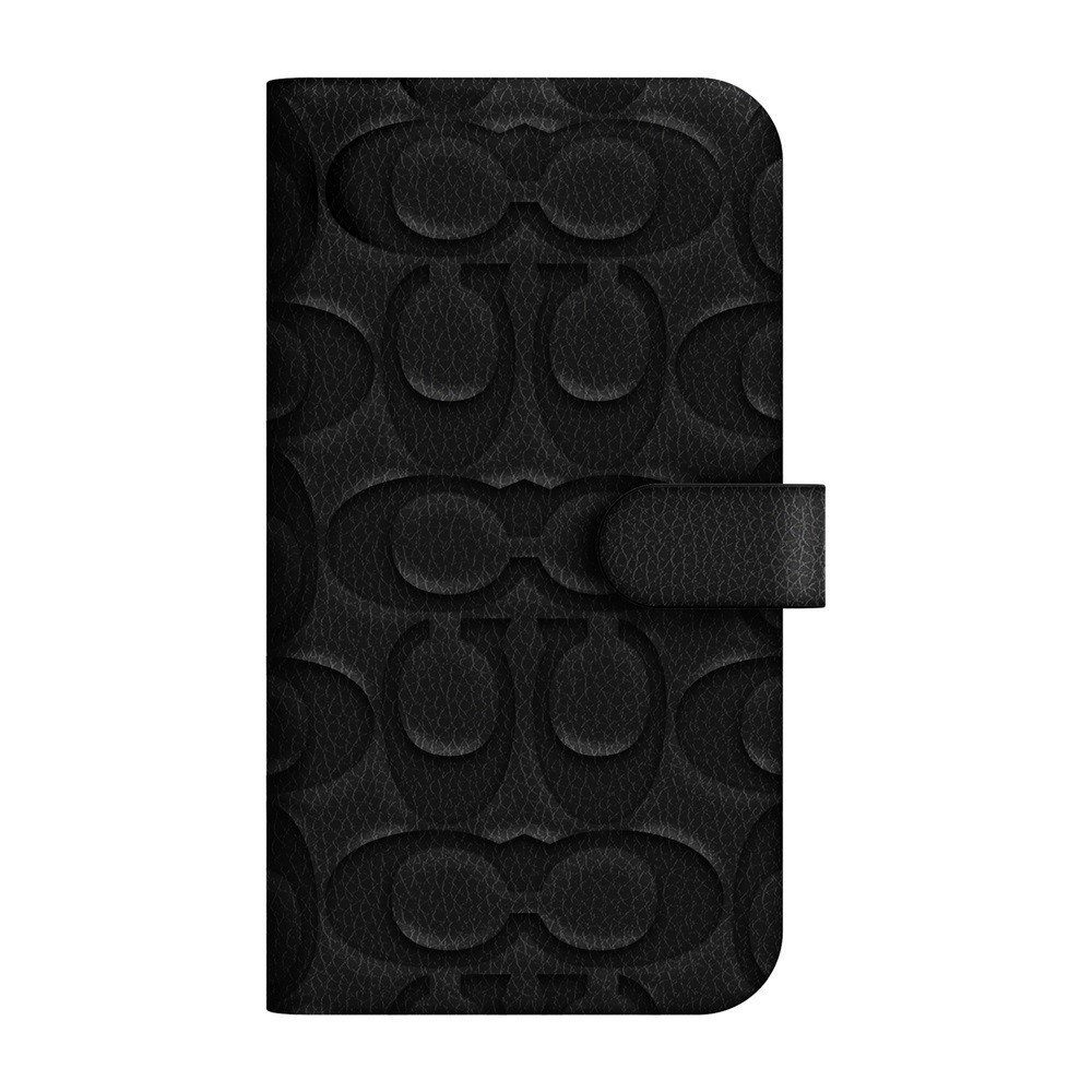 スマホケース 携帯ケース iphone13ProMax ケース COACH コーチ ブラック 複合素材 手帳型 Leather Folio Case  アイフォン アイホン 携帯カバー おしゃれ 可愛い