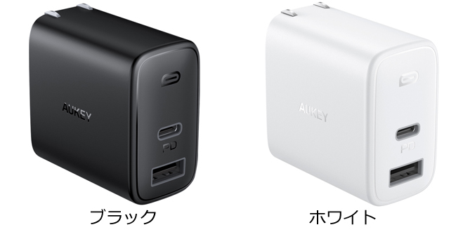 AUKEY オーキー 急速充電器 Swift Duo 32W スマホ iPhone対応 USB PD対応 タイプC 1ポート タイプA 1ポート  ブラック 黒 2口 :0631390543077:PayPay公式ストア - 通販 - Yahoo!ショッピング