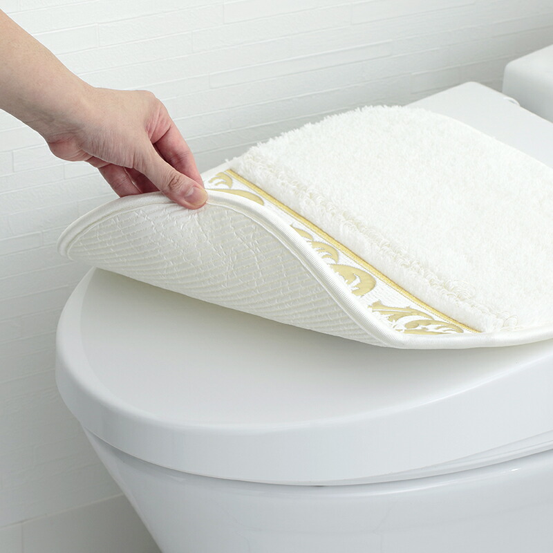 専用　ホワイトタオル　トイレ蓋カバー２点 大同 トイレ 蓋カバー ふたカバー 貼る おしゃれ日本製 高級 ブランド