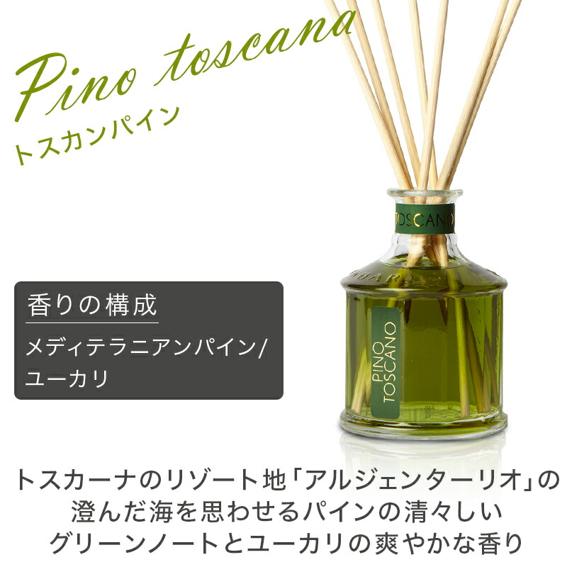 エルバリオ・トスカーノ ルームディフューザー250ml 香り 玄関 寝室 リビング 風水 アロマ フレグランス イタリア製 : erb-df250 :  おしゃれインテリア雑貨店パウダーバス&ヒーリング - 通販 - Yahoo!ショッピング