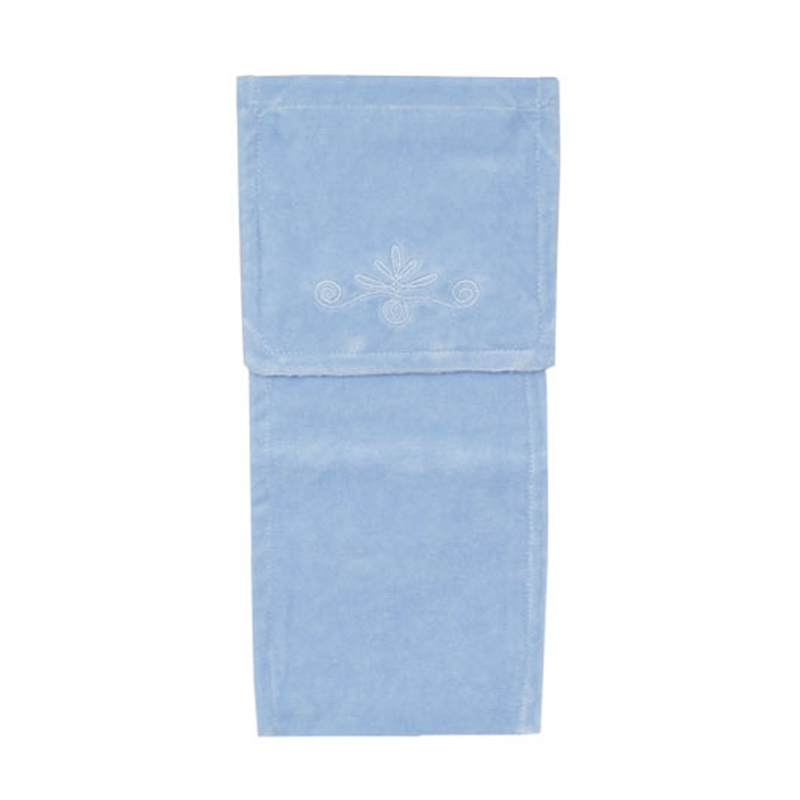 トイレットペーパーホルダーカバー かわいい 日本製 高級ブランド おしゃれ 洗える ホワイト 白 ブルー 青 ラメール｜pbh-shop｜03