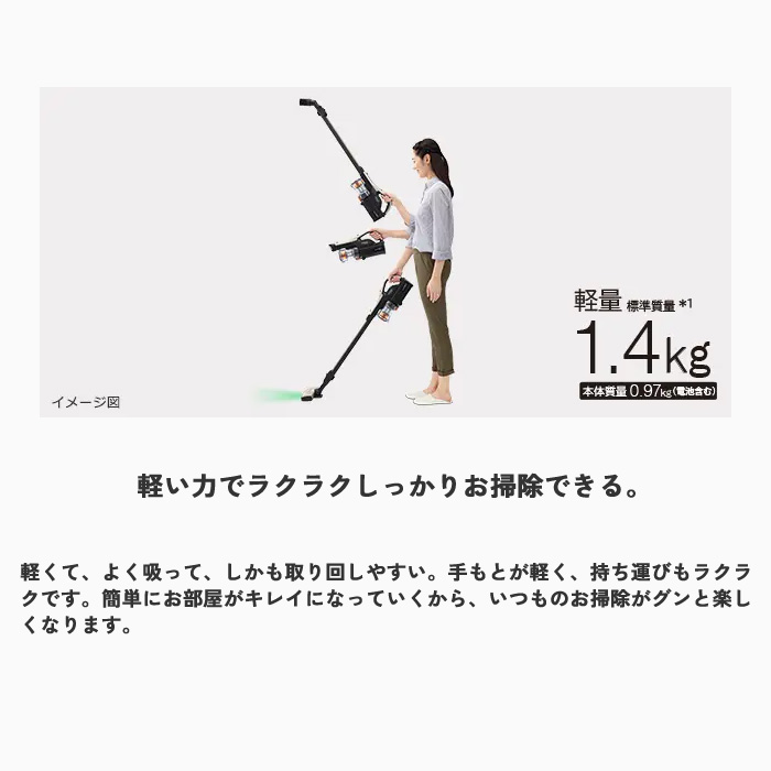 日立 掃除機 サイクロン式 スティック クリーナー パワかる