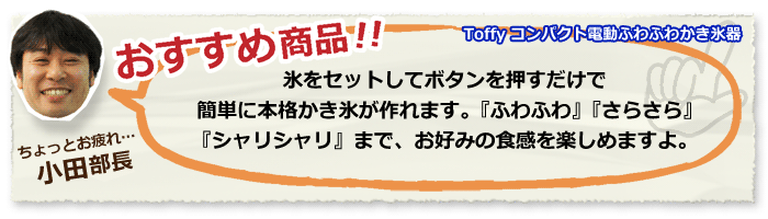 ラドンナ｜LADONNA K-IS13-PA 購入者様決定しております＾＾ Toffyコンパクト電動ふわふわかき氷器 K-IS13 | 株式会社