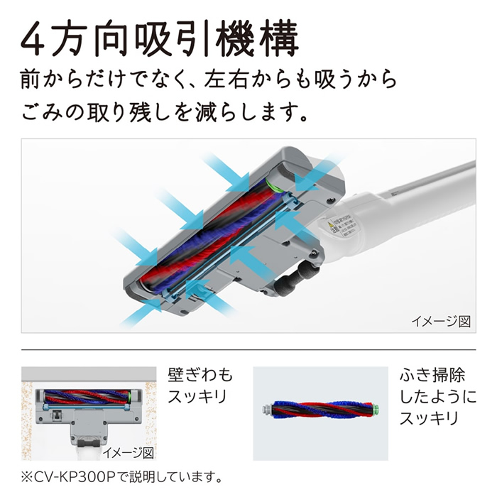 かるパック 日立 掃除機 紙パック式クリーナー CV-KP300P-C マーブル