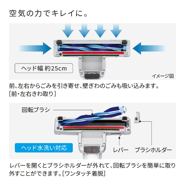日立（HITACHI） 掃除機 紙パック式 クリーナー かるパック CV-KV70P-H