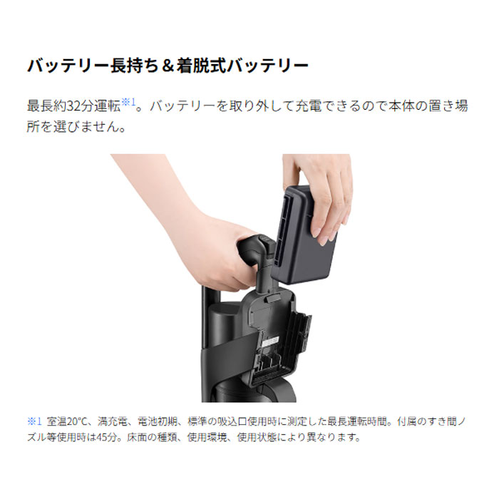 SHARP（シャープ） コードレススティック掃除機 ラクティブエア EC