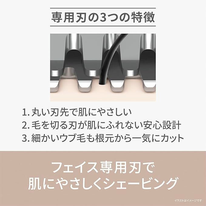 フェリエ パナソニック フェイスシェーバー フェイスフェリエ ES-WF53