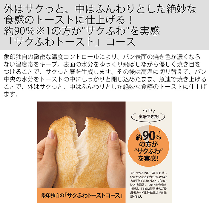 象印 こんがり倶楽部 オーブントースター 食パン4枚焼き ET-GP30-BZ