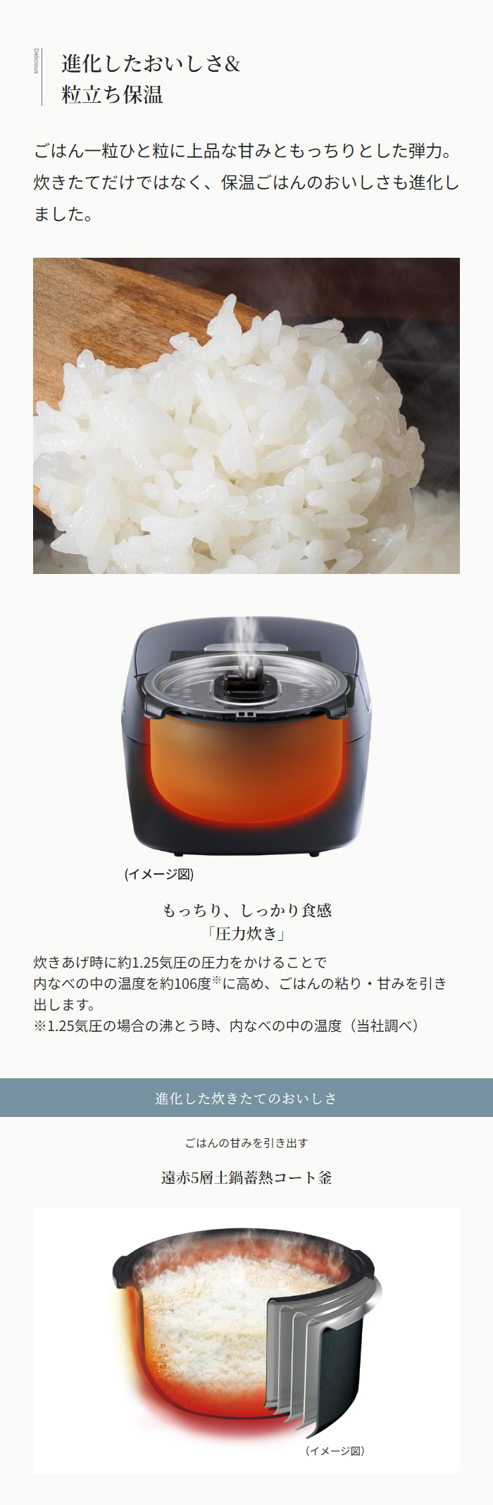 タイガー（TIGER） 炊飯器 1升炊き 圧力IH炊飯器 炊きたて 遠赤5層土鍋