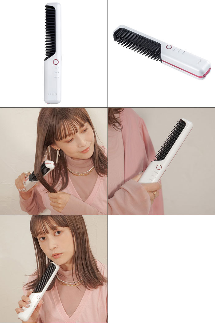 LAVIEL Cordless ブラシアイロン LV-CL-BI : PCあきんどデジタル