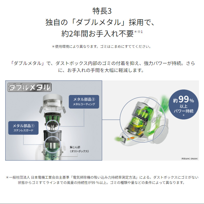 Panasonic（パナソニック） 掃除機 サイクロン式 クリーナー プチ