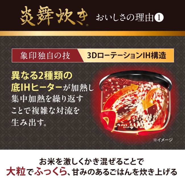 象印（ZOJIRUSHI） 5.5合炊き 炊飯器 圧力IH炊飯ジャー 炎舞炊き NX