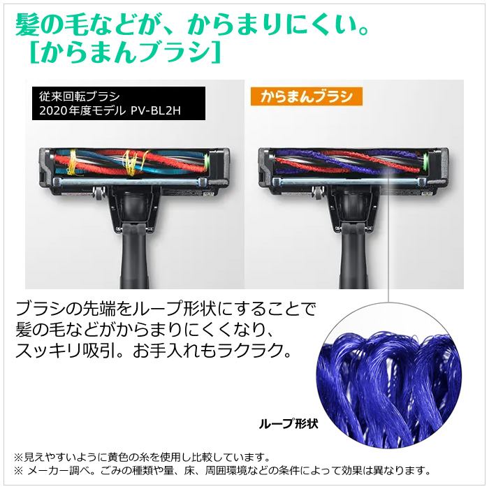 掃除機（スティックタイプ・紙パック式）PKV-BK3L V(ラベンダー