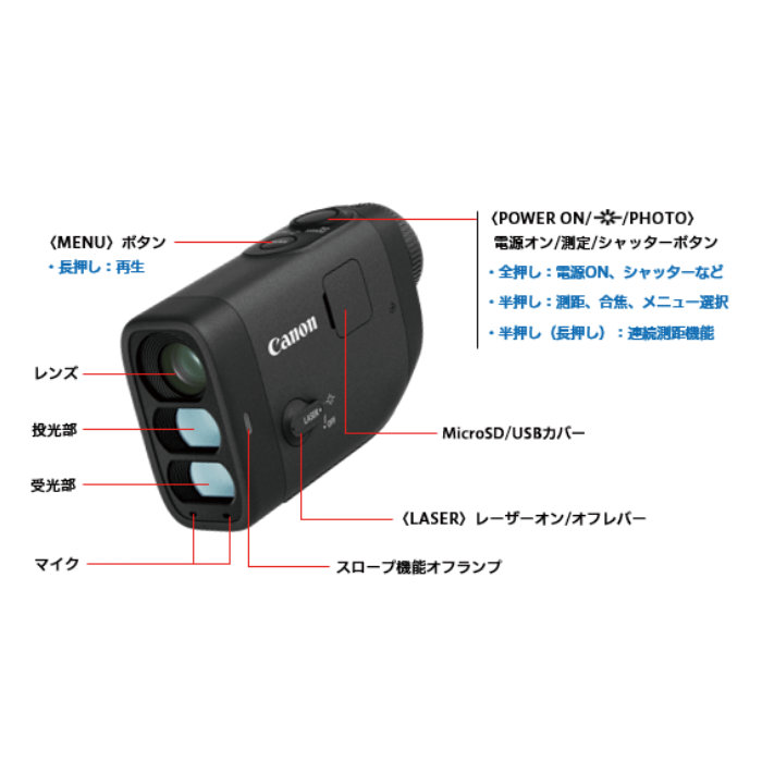 キヤノン ゴルフ距離計 PowerShot GOLF レーザー距離計 PSGOLF : PC