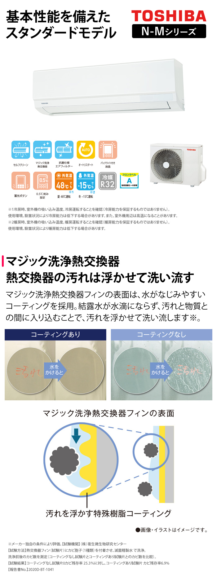TOSHIBA エアコン 6畳用 工事費込み 東芝 2.2kW N-Mシリーズ TOSHIBA エアコン 6畳用 工事費込み 東芝 2.2kW N-Mシリーズ