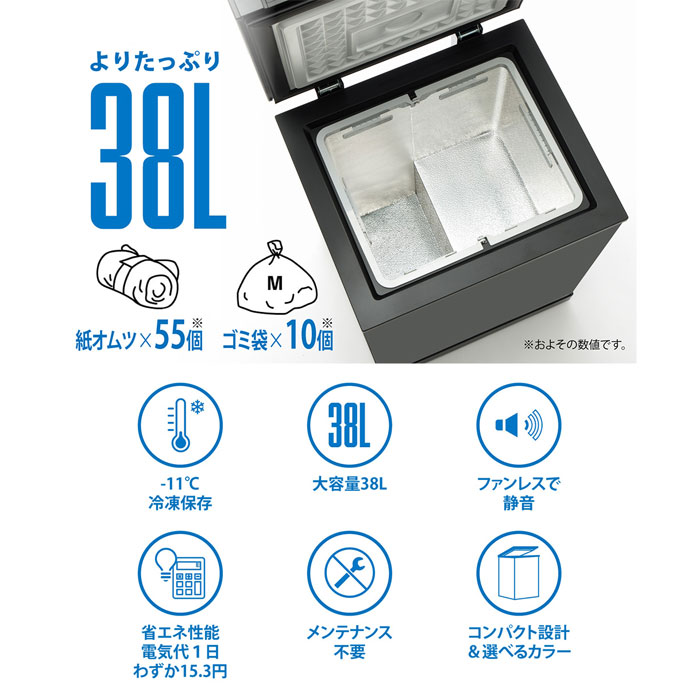 SANKA サンカ 冷やすゴミ箱 CLEAN BOX-L クリーンボックス 38L SCB-040