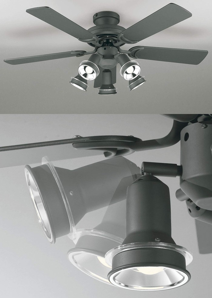 オーデリック LEDシーリングファン ライト 照明 （LED25W・電球色） 5枚羽根 リモコン付き SH9080LDR