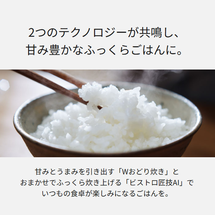 Panasonic（パナソニック） 炊飯器 5.5合炊き 圧力IH炊飯器 ビストロ W