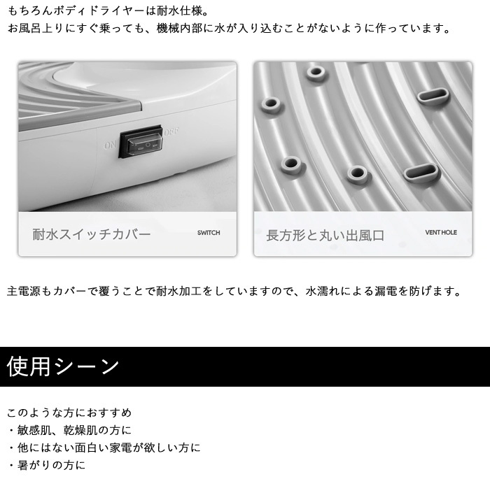BodyDryer Plus ボディードライヤー プラス TBD01 冷風 温風