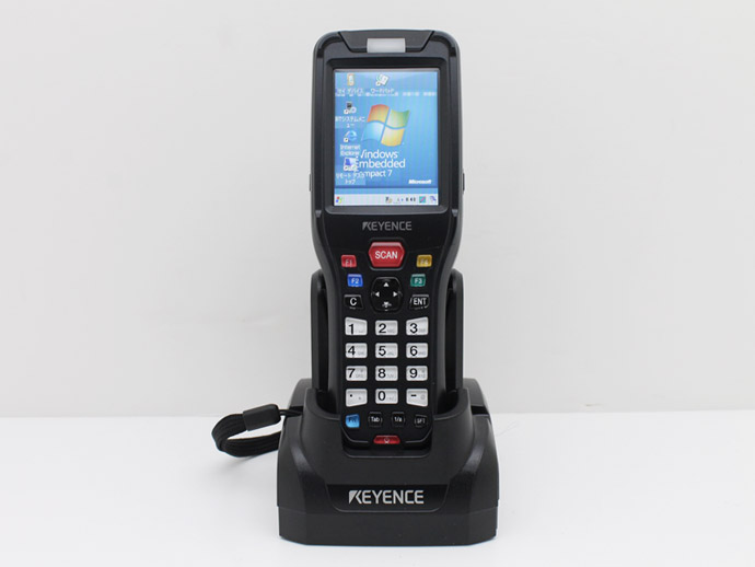 初期化済】KEYENCE ハンディターミナル BT-W155 通信ユニット付き