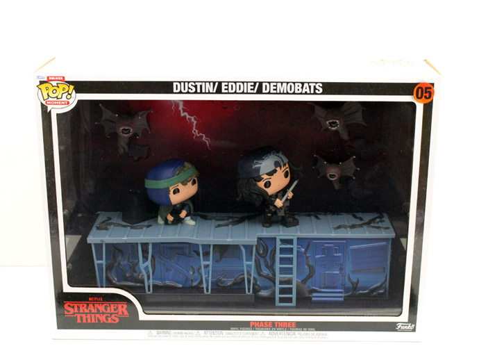 特大FUNKO POP! ストシン　エディ&amp;ダスティン vs デモバット　限定版 Funko Pop Moments Deluxe ストレンジャーシングス エディ