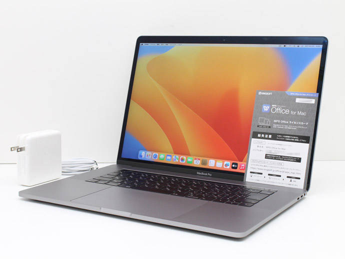 Apple Macbook Pro 15-inch,2018 MR942J/A スペースグレイ WPS Office 