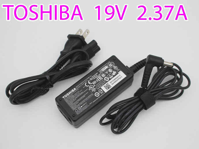 送料無料 TOSHIBA 東芝 TOSHIBA ノートパソコン用 ACアダプター 19V 2.37A 電源アダプター 電源コード付き 中古 TA02T  (宅急便コンパクト)