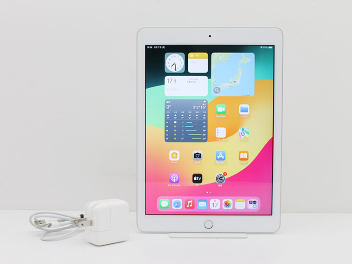 タブレット端末　iPad 第6世代 9.7インチ Wi-Fi 128GB (シルバー) [MR7K2J/A] (状態：USB-ACアダプタ欠品) iPad 第6世代 WiFiモデル 128GB MR7K2J/A シルバー 9.7インチ
