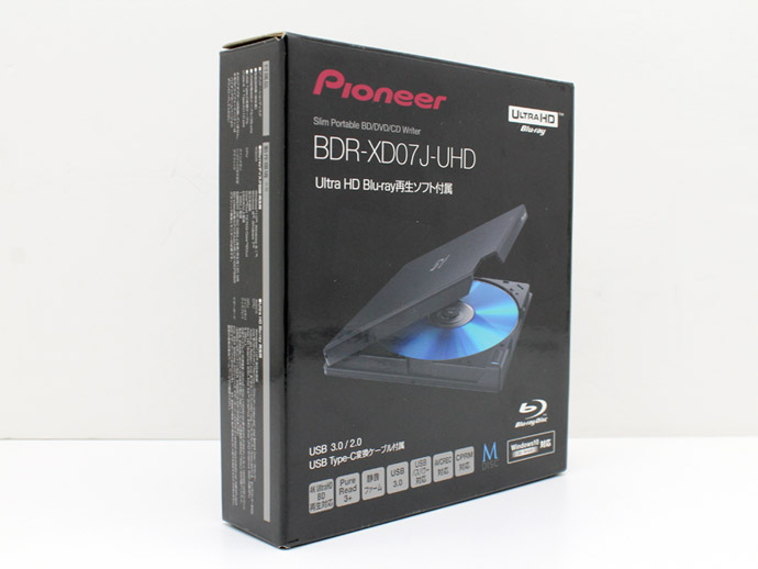 Pioneer（パイオニア） クラムシェル型 外付け ポータブル ブルーレイ
