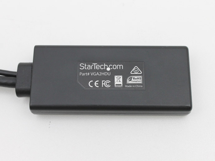 VGA-HDMI変換アダプタ StarTech.com VGA2HDU USBオーディオ&バスパワー