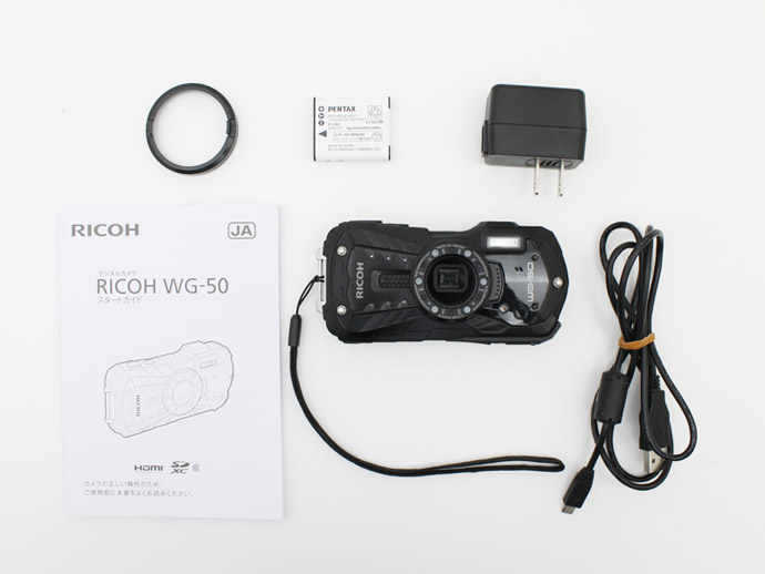 コンパクトデジタルカメラ RICOH WG-50 リコー ブラック 水深14mの防水性能と1.6mの耐衝撃性能 デジカメ カメラ Bランク Q69T  中古 宅急便コンパクト : wg-50 : PCショップ アトランティック - 通販 - Yahoo!ショッピング