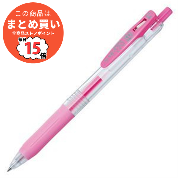 まとめ ゼブラ ゲルインクボールペン サラサクリップ 0.4mm ライトピンク JJS15 LP 1本 ×60セット :ds 1578221:PCメイト