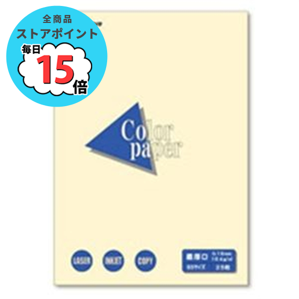 業務用200セット) Nagatoya カラーペーパー/コピー用紙 〔B5/最厚口 25枚
