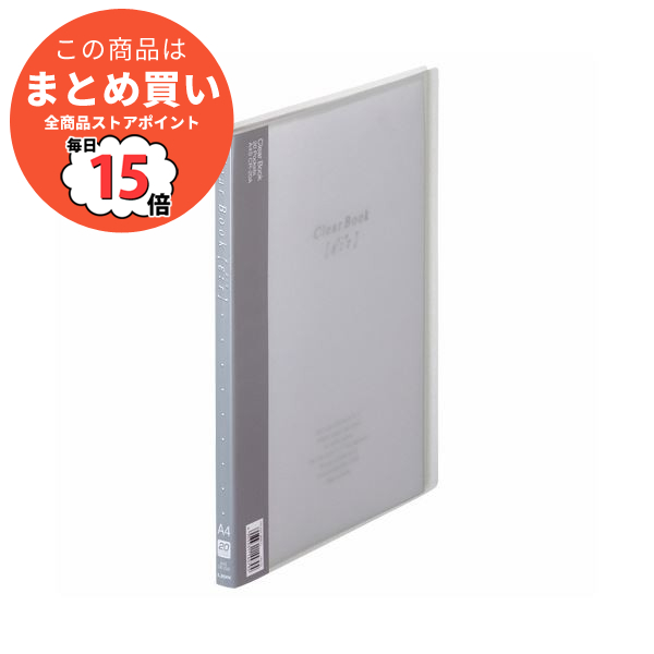 （まとめ）ライオン事務器 クリアーブック(エール)A4タテ 20ポケット 背幅14mm 透明 CR 20A 1冊 〔×10セット〕 :ds 2128893:PCメイト