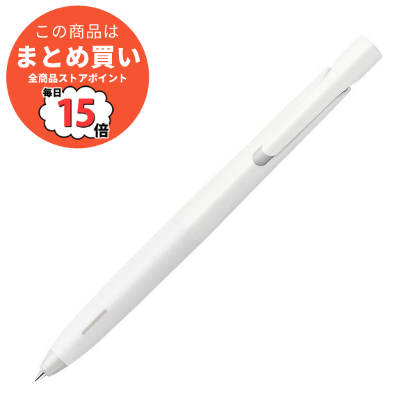 （まとめ）ゼブラ 油性ボールペン ブレン 0.5mm 黒（軸色：白）BAS88 W 1本〔×30セット〕 :ds 2302994:PCメイト