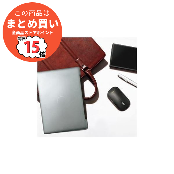 （まとめ）BUFFALO 薄型無線マウス ノーマル 黒 BSMBW330NBK〔×5セット〕 :ds 2379894:PCメイト