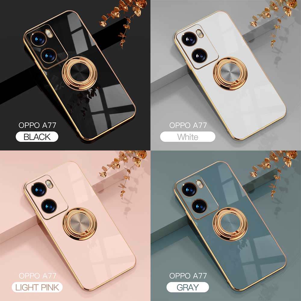 OPPO A A77 CPH2385 ケース カバー TPU リング付 ソフトケースリング