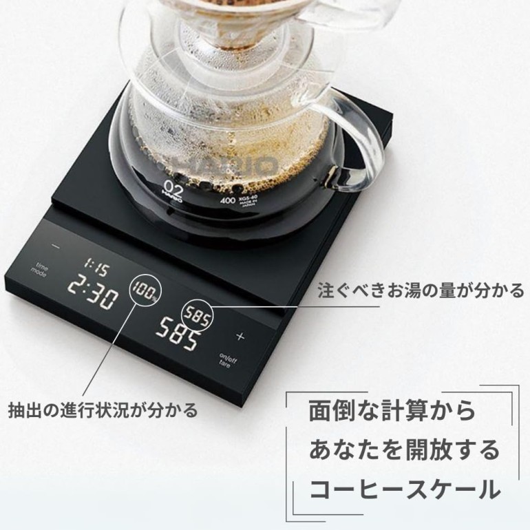ハリオ　コーヒースケール　CST-2000-B HARIO コーヒースケール CST-2000-B ブラック ハリオ : PC FREAK