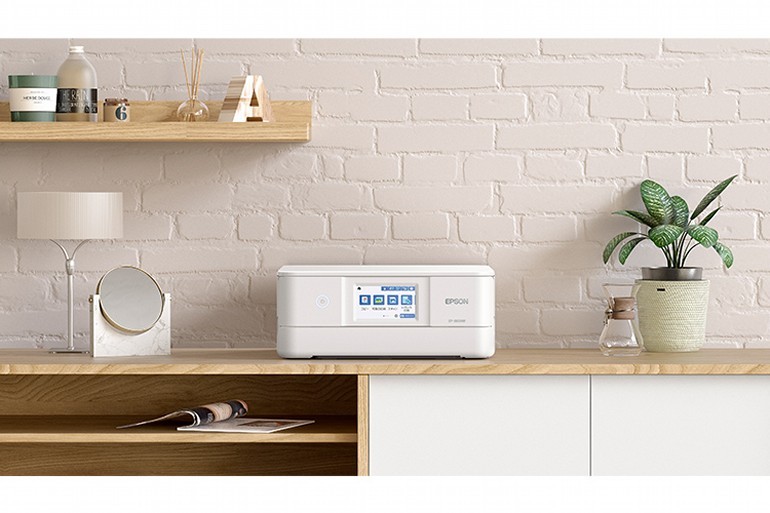 【美品】EPSON エプソン　EP-883AWインクジェットプリンター　ホワイト 推奨品】EPSON EP-887AW A4カラーインクジェット複合機 ホワイト