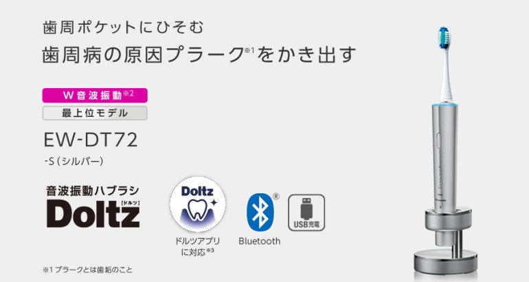 国産】 ヤマダデンキ Yahoo 店パナソニック EW-DT72-S 音波振動