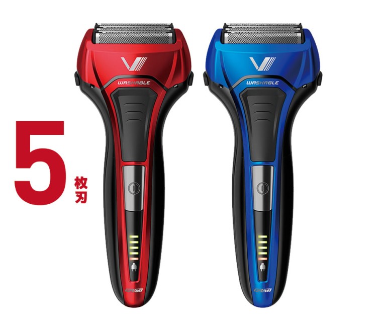 IZF-V579-R メンズ電気シェーバー レッド IZUMI（イズミ） 電気シェーバー S-DRIVE IZF-V579-R-EA レッド 替刃