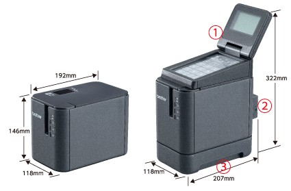 によるデー 安心の日本正規品ピータッチ PT-P950NW 高性能ラベル