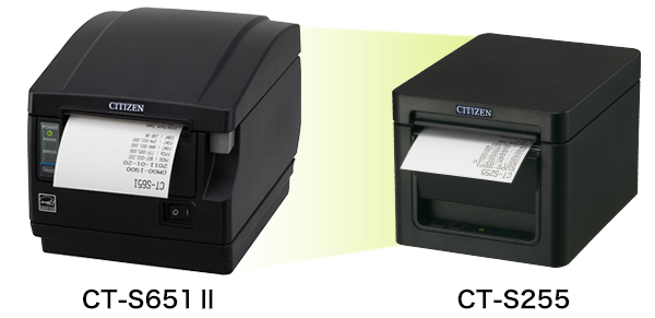 CT-S255BTJ-WH サーマルプリンタ（Bluetooth USBクールホワイト）80・58mm幅対応　電源同梱 CITIZEN シチズン