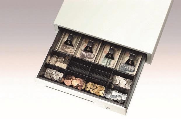 TWD-N26-W モジュラーキャッシュドロア ホワイト (4札/8硬貨